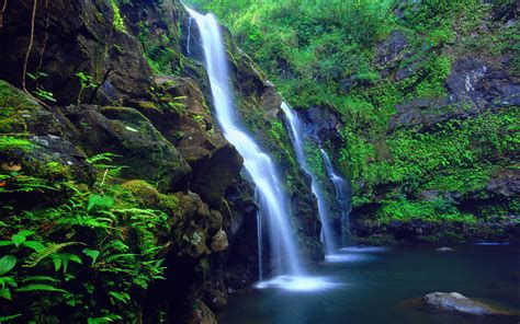 Hawaii Waterfalls Wallpapers Top Free Hawaii Waterfalls Backgrounds
