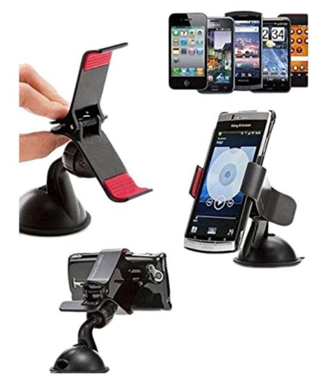 Car Phone Mobile Mount Holder With 360 Rotation Windshield Dashboard