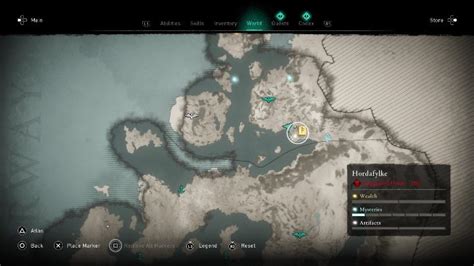 Assassins Creed Valhalla Abilities Hordafylke Secrets Locations