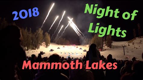 Mammoth Lakes Night Of Lights Fireworks And Party Youtube