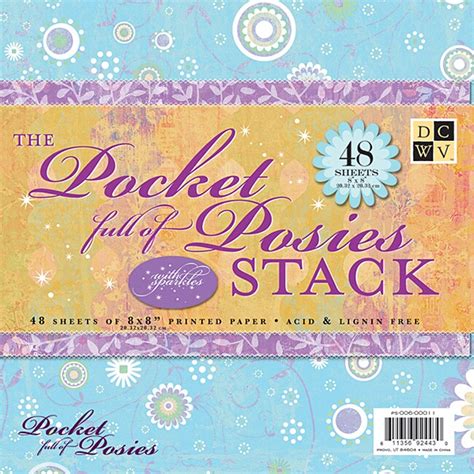 Pocket Full Of Posies Paper Set Of 48 Sheets Free Shipping On
