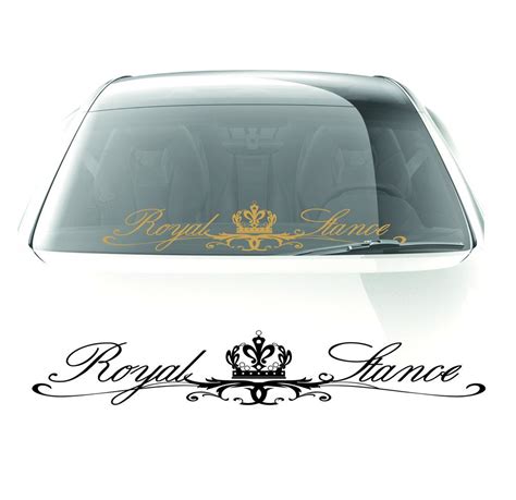 Royal Stance Sticker Windshield Decal Cool Car Stickers Car Decals