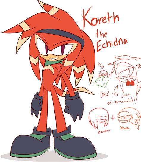Koreth The Echidna Knuckles X Shade Fanchild By Luckyclau On
