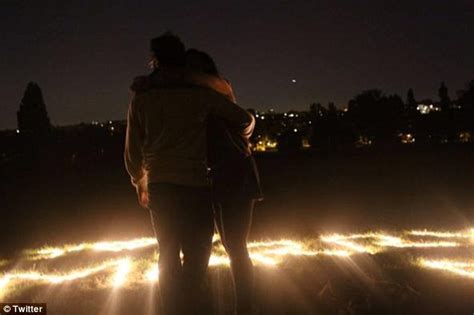 Is This The Most Romantic Man In London Meet The Couple Whose Dramatic Candlelit Proposal Was