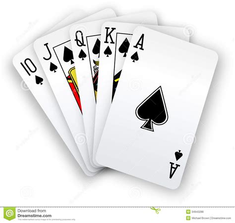 Get it as soon as thu, aug 19. Poker Cards Straight Flush Spades Hand Royalty Free Stock Photos - Image: 34943288