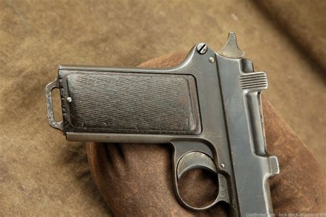 Austrian Steyr Hahn Model 1912 9x23mms Semi Automatic Pistol Candr 1918