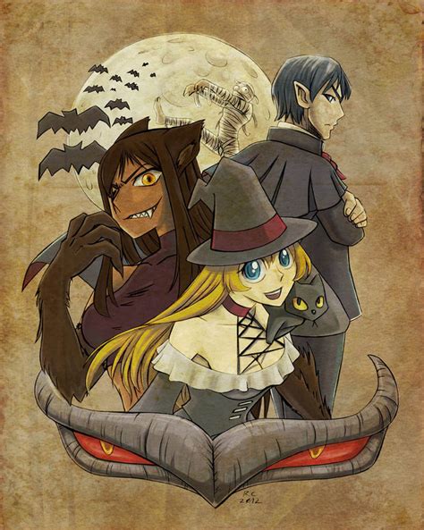The Witch The Werewolf The Vampire And By Brother Tico On Deviantart