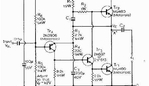 300 watt amplifier circuit diagram