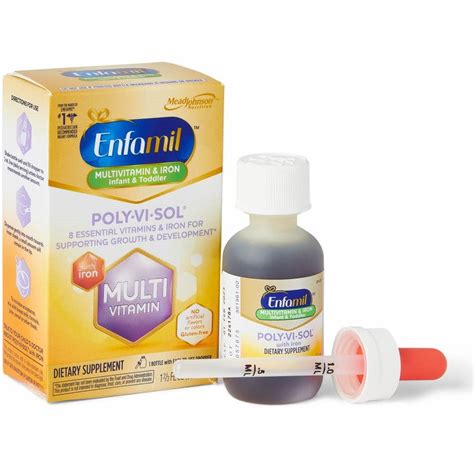 Poly Vi Sol With Iron Multivitamin Supplement Drops 50 Ml