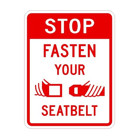 stop fasten your seatbelt print plus designz