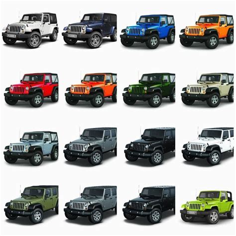 Paint Colors For Jeeps The Best Options To Enhance Your Vehicle