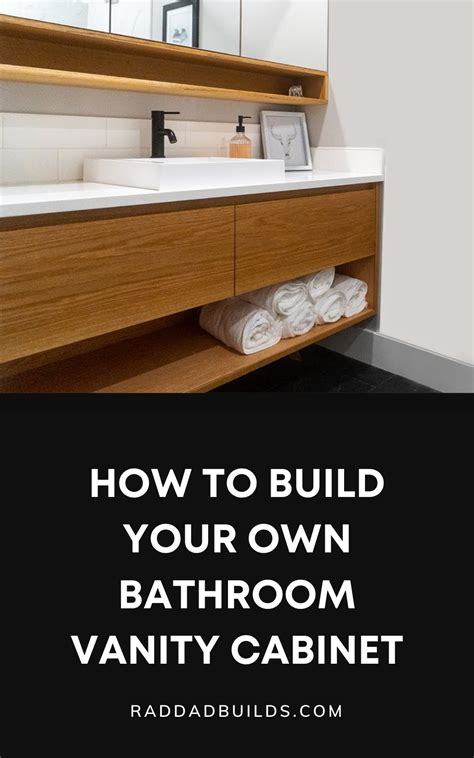 How To Build Your Own Bathroom Vanity Cabinet Diy Bathroom Vanity