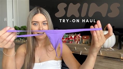 ASMR SKIMS Try On Haul YouTube