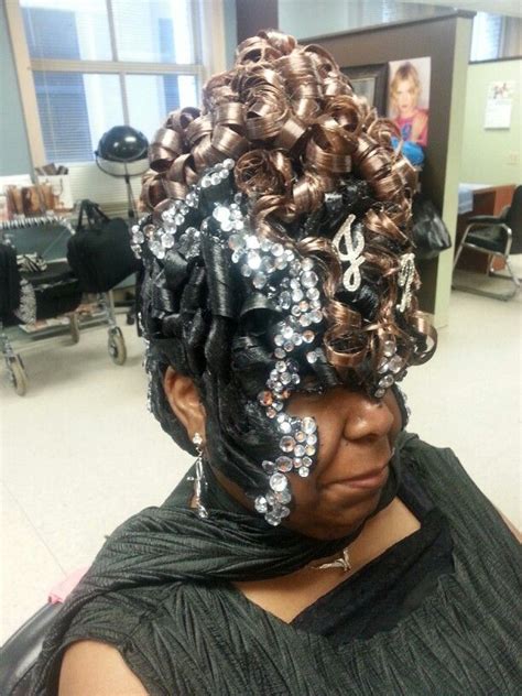 We will keep you informed on when we do, though!! Side view of my latest extreme hair design