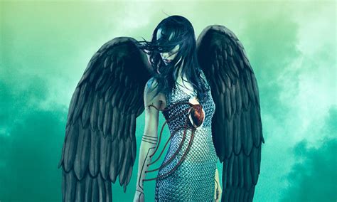 800x480 Fantasy Angel Wallpaper Dark Angel Background Image