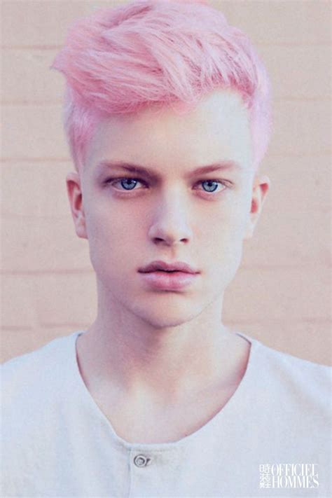 Handsome mens pink full hair wigs synthetic short curly hair cosplay wig costume. classic pompadour | Men hair color, Mens hair colour ...