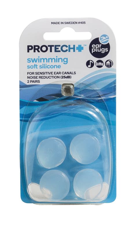 Protech Swimming Soft Silicone Ear Plugs 2 Pairs Adore Pharmacy