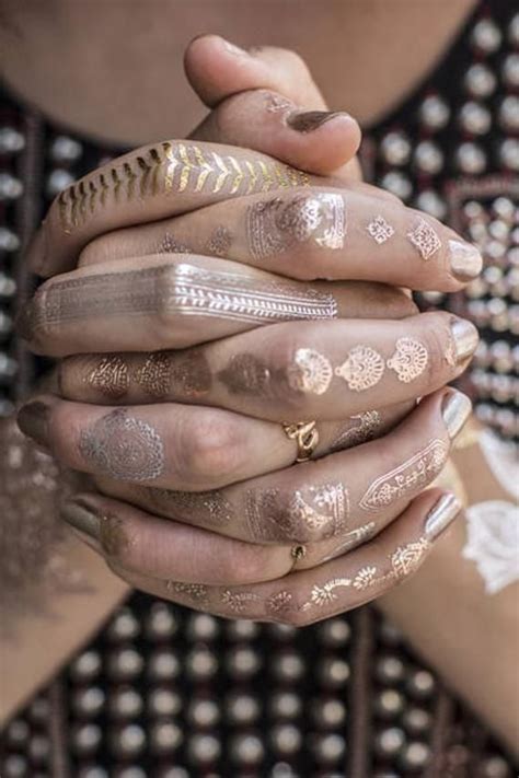 Check out our rose gold tattoos selection for the very best in unique or custom, handmade pieces from our shops. Rose Gold Henna Design Temporary Tattoo. 2 hands sheets ...