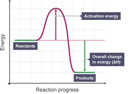 The reverse reaction is endothermic because the reactant () has lower energy than the product (). Does the difference between activation energies for both ...