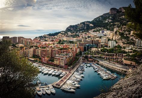 The principality of monaco is a tiny country on the mediterranean sea and surrounded by france, although the italian riviera lies a few kilometres farther east. City side and docks and boats in Monaco image - Free stock ...