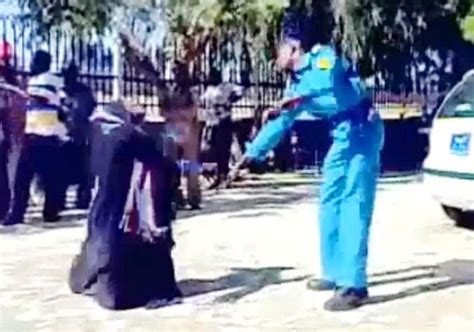 Youtube Video From Sudan Shows Woman Flogged By Laughing Policemen