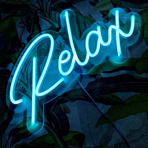 Relax Led Neon Sign Noalux Led Neon Signs ⚡handmade With Love