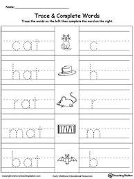 Image result for three letter words worksheet  Word family worksheets, Kindergarten word