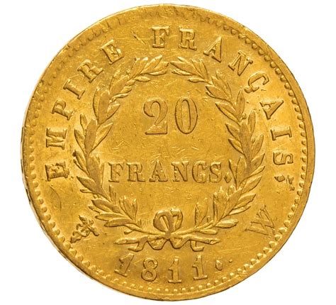 Buy 1811 Gold Twenty French Franc Coin From Bullionbypost From 69280