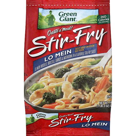 Use this sauce to make this beef and vegetable stir fry. Green Giant® Lo Mein Create a Meal!® Stir-Fry 19 oz. Bag | Frozen Foods | Teal's Market