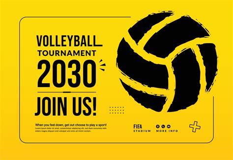 Volleyball Tournament Flyer Template Free Printable Templates