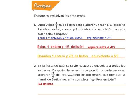 Maybe you would like to learn more about one of these? Respuestas Del Libro De Matemáticas Cuarto Grado Página ...