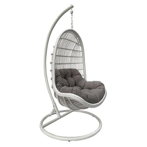 3.9 out of 5 stars with 9 ratings. Trojan Outdoor Wicker Hanging Egg Chair With Stand In ...
