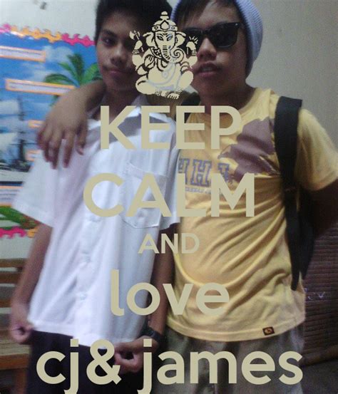 Keep Calm And Love Cjand James Poster Jacel Basanes Keep
