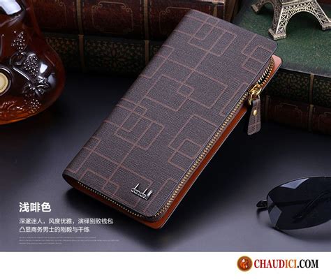 Parmi les nombreux accessoires, le portefeuille reste une pièce essentielle. Portefeuille Homme Cuir De Marque Hommes Tendance Mode ...