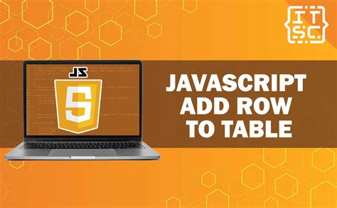 How To Dynamically Add Rows In Html Table Using Javascript