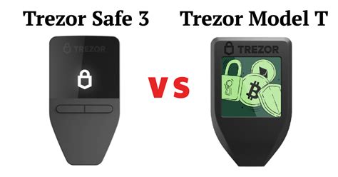 Trezor Safe 3とtrezor Model Tを比較｜どちらがおすすめ？ 仮想通貨とクジラ