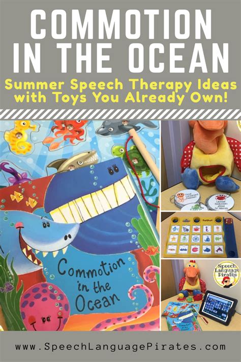 Hands on as we grow came up with a letter familiarity activity that will get your little ones this list of literacy activities for toddlers is a great start for introducing youngsters to letters and setting the stage for lifelong learning! Commotion in the Ocean | Preschool speech therapy, Speech ...