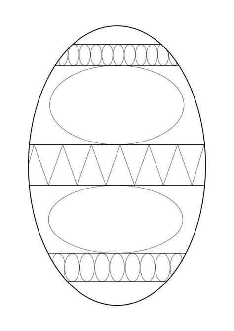 Kleurplaat paasei Afb 29301.