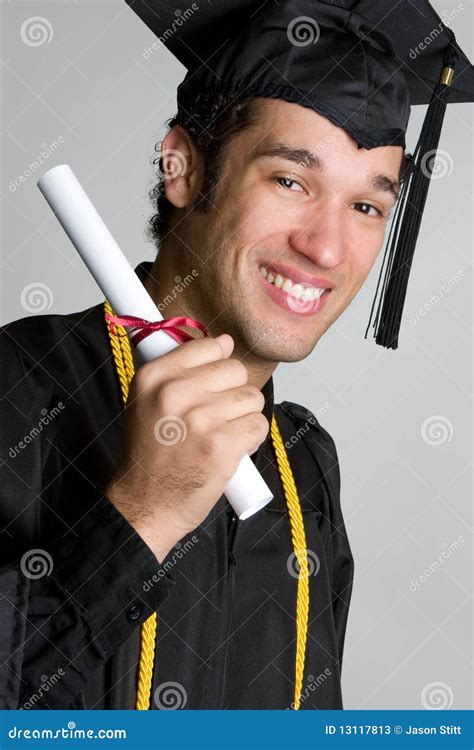 Hombre De Graduación Imagen De Archivo Imagen De Alegre 13117813