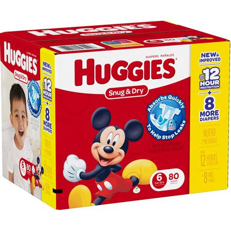 Huggies Snug And Dry Diapers Size 6 35 Lb Choose Count Diapers