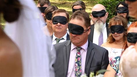 Why This Blind Bride Had Her Guests Wear Blindfolds During Her Wedding Ceremony Abc News