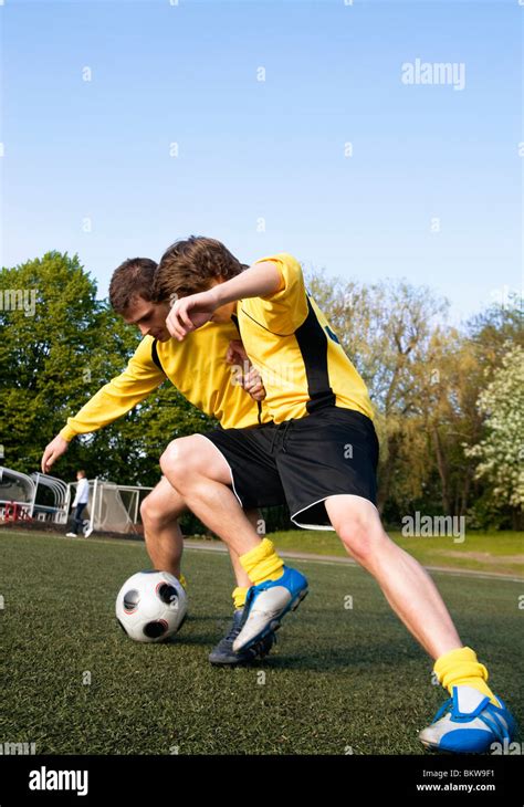 To Football Matches Man Hi Res Stock Photography And Images Alamy