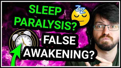 False Awakenings Vs Sleep Paralysis Bonus Dream Story Youtube