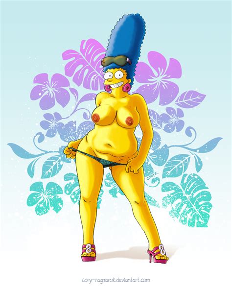 rule 34 breasts chubby color cory ragnarok female female only front view human marge simpson