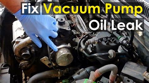 How To Fix Oil Leak From Vacuum Pump In Your Car Youtube