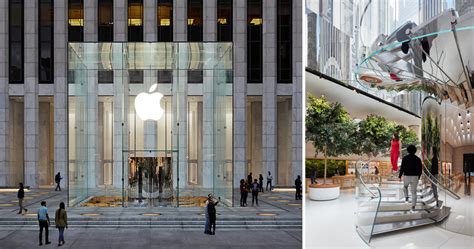 Apples Famous Cube Store Re Opens On New Yorks Fifth Avenue