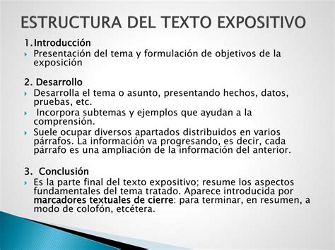 Ppt Los Textos Expositivos Powerpoint Presentation Free Download