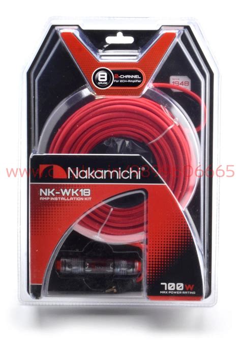 Nakamichi Nk Wk18 8ga Wiring Kit Carplus