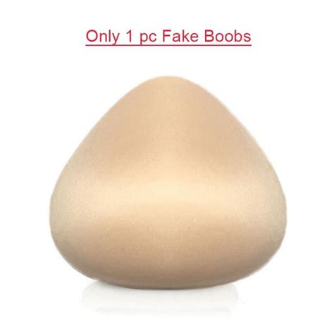 Realistic Sponge Breast Forms Breast Prosthesis Fake Boobs Enhancer Bra Padding Inserts For