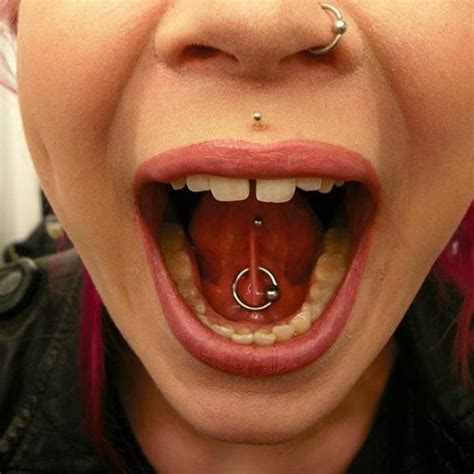 tongue web piercing 45 image ideas pros and cons jewelry right piercing